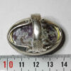 Bague en argent avec agate dendritique persane Shajar pour homme - Modèle Blossom