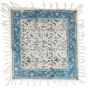 Nappe Persane : Imprimée au Bloc Traditionnel Kalamkari d’Ispahan – Modèle Atriyan