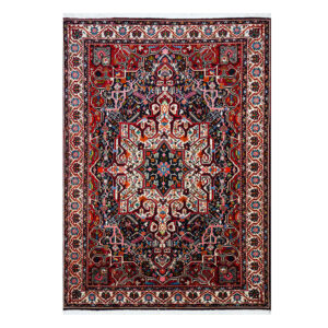 Tapis persan en laine noué à la main à Chaharmahal & Bakhtiari Heriz