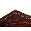 Tapis persan en laine noué à la main à Chaharmahal & Bakhtiari Iliati rouge