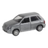 Voiture jouet Diecast Kia Pride Hatchback 1987 avec phares et son