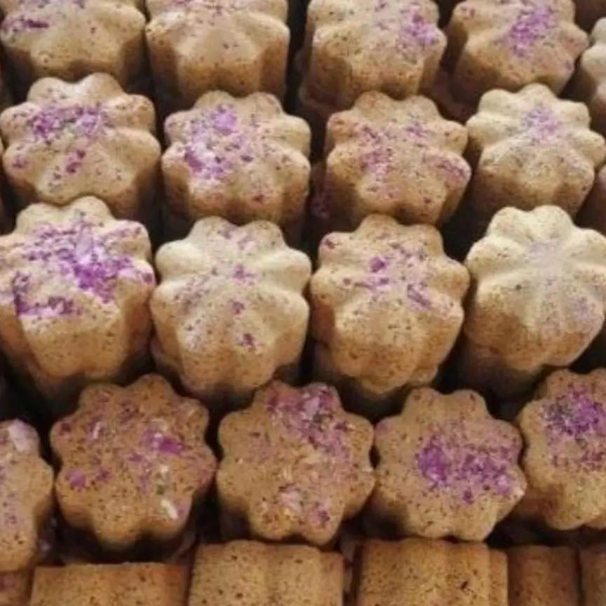 Substitut naturel de sucre – Cubes de jujube rouge à la rose – 750 g