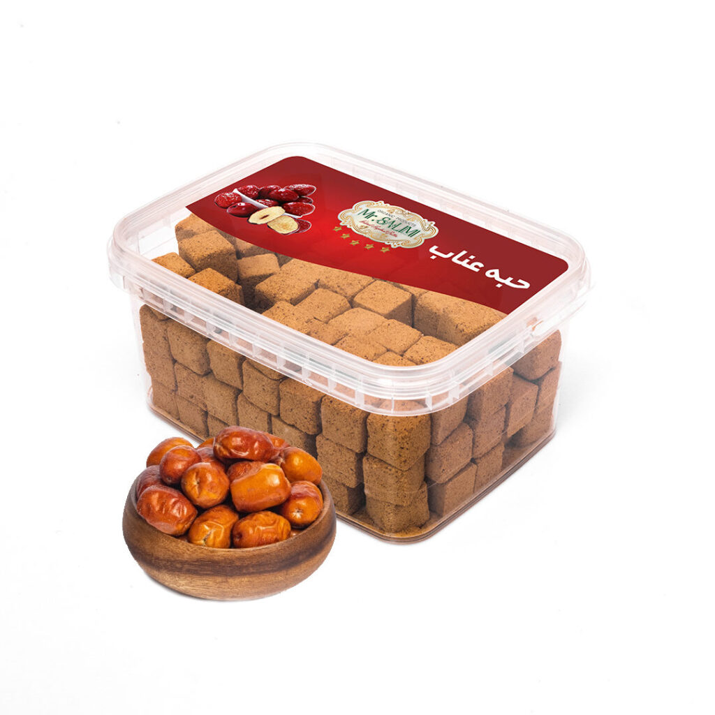 Substitut naturel de sucre – Cubes de jujube rouge et olive de Russie – 750 g