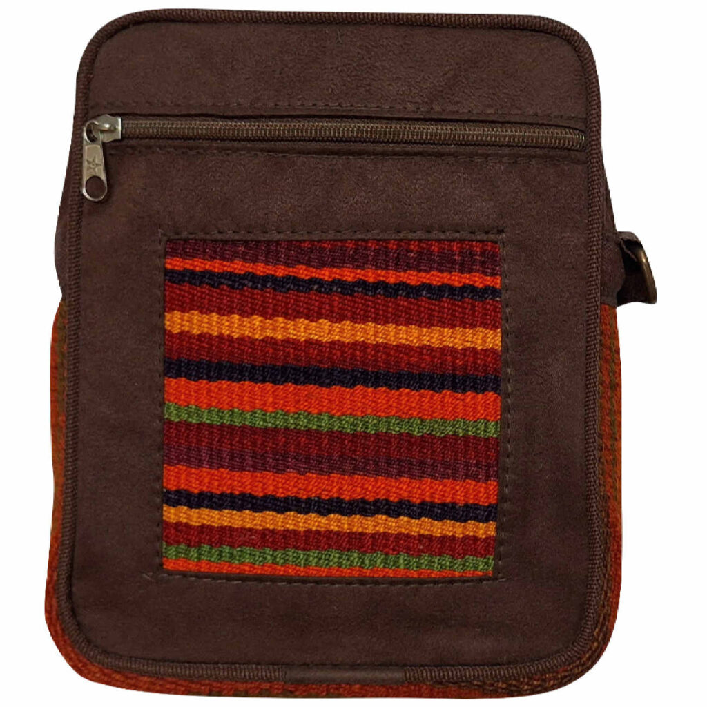 Sac bandoulière Kilim avec design ethnique fait main