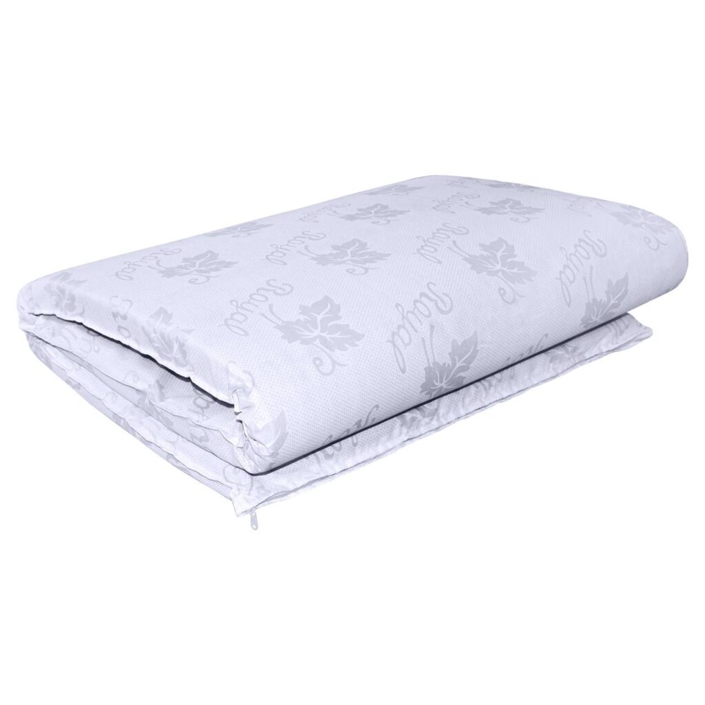 Matelas de sol blanc taille simple modèle Classique – 185x85 cm
