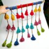 Tenture murale persane à pompons DIY – Qashqai traditionnel