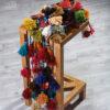 Tenture murale persane à pompons DIY – Style tribal traditionnel