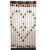 Tenture murale persane à pompons DIY – Motif kilim traditionnel