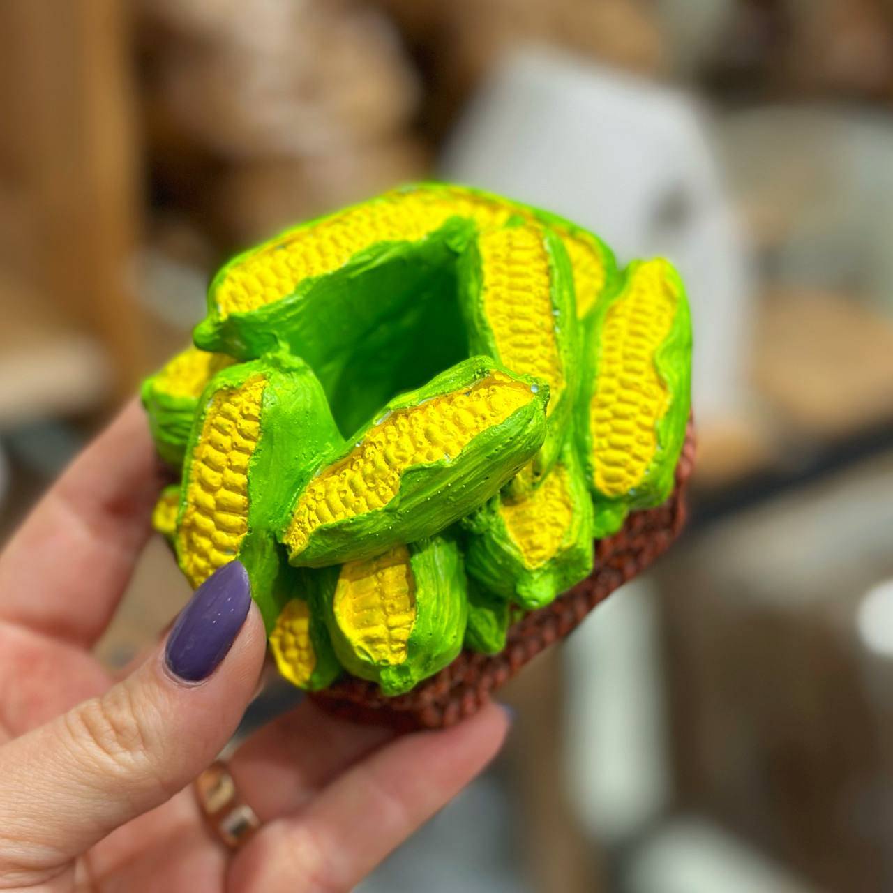 Porte-Cure-Dents Motif Fruit de Pêche pour Décoration de Table