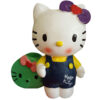 Porte-Cure-Dents Hello Kitty Fantaisie en Polyester Blanc