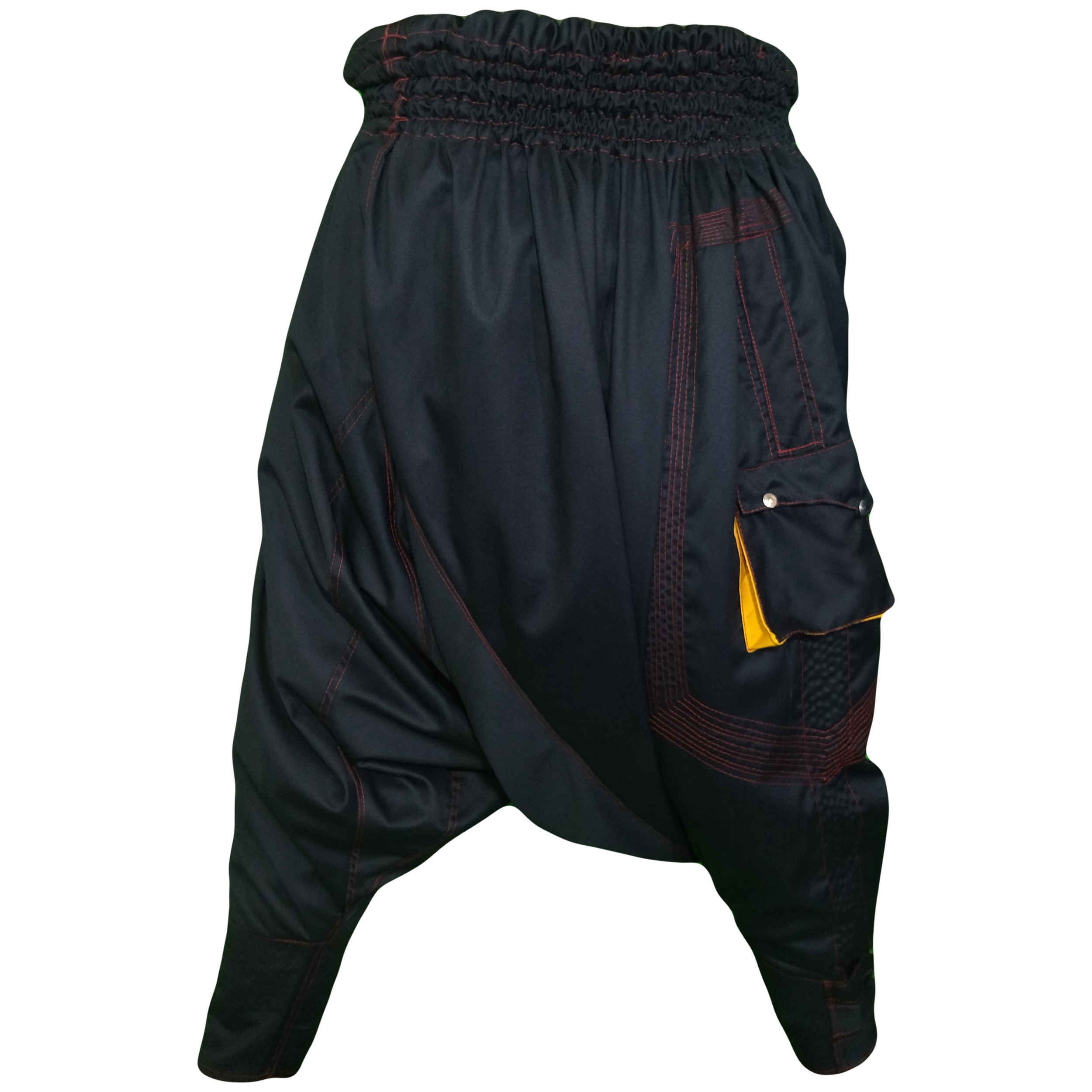 Pantalon Traditionnel Kurde – Noir Élégant Shalwar