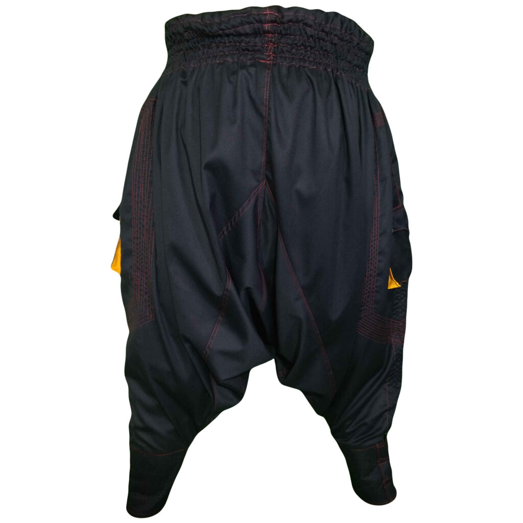 Pantalon Traditionnel Kurde – Noir Élégant Shalwar