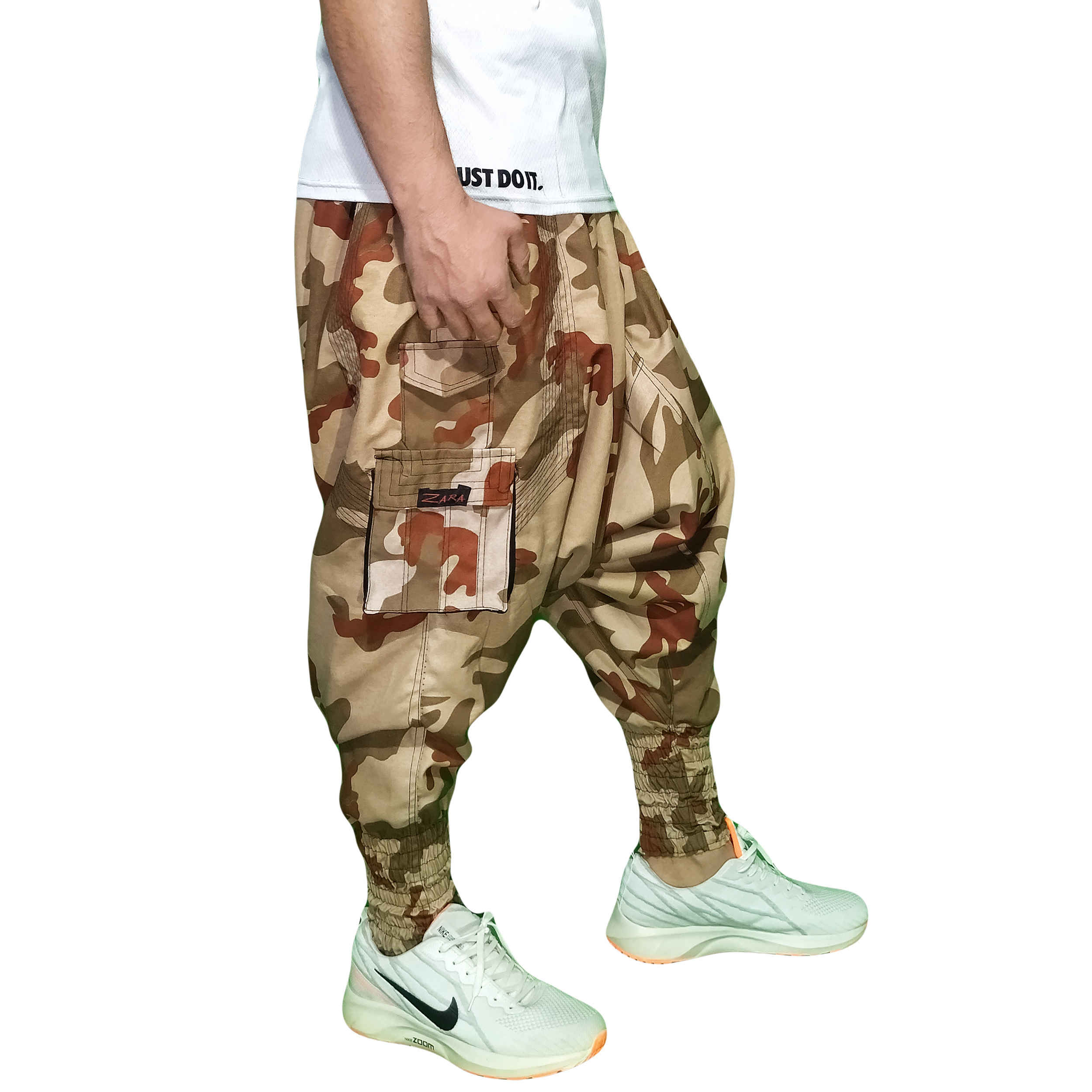 Pantalonel Kurde – Design Camouflage Zendan Baft Shalwarn Tradition