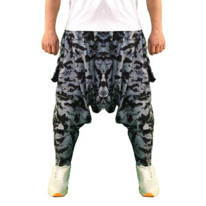 Pantalon Traditionnel Kurde – Gris Palangi Shalwar