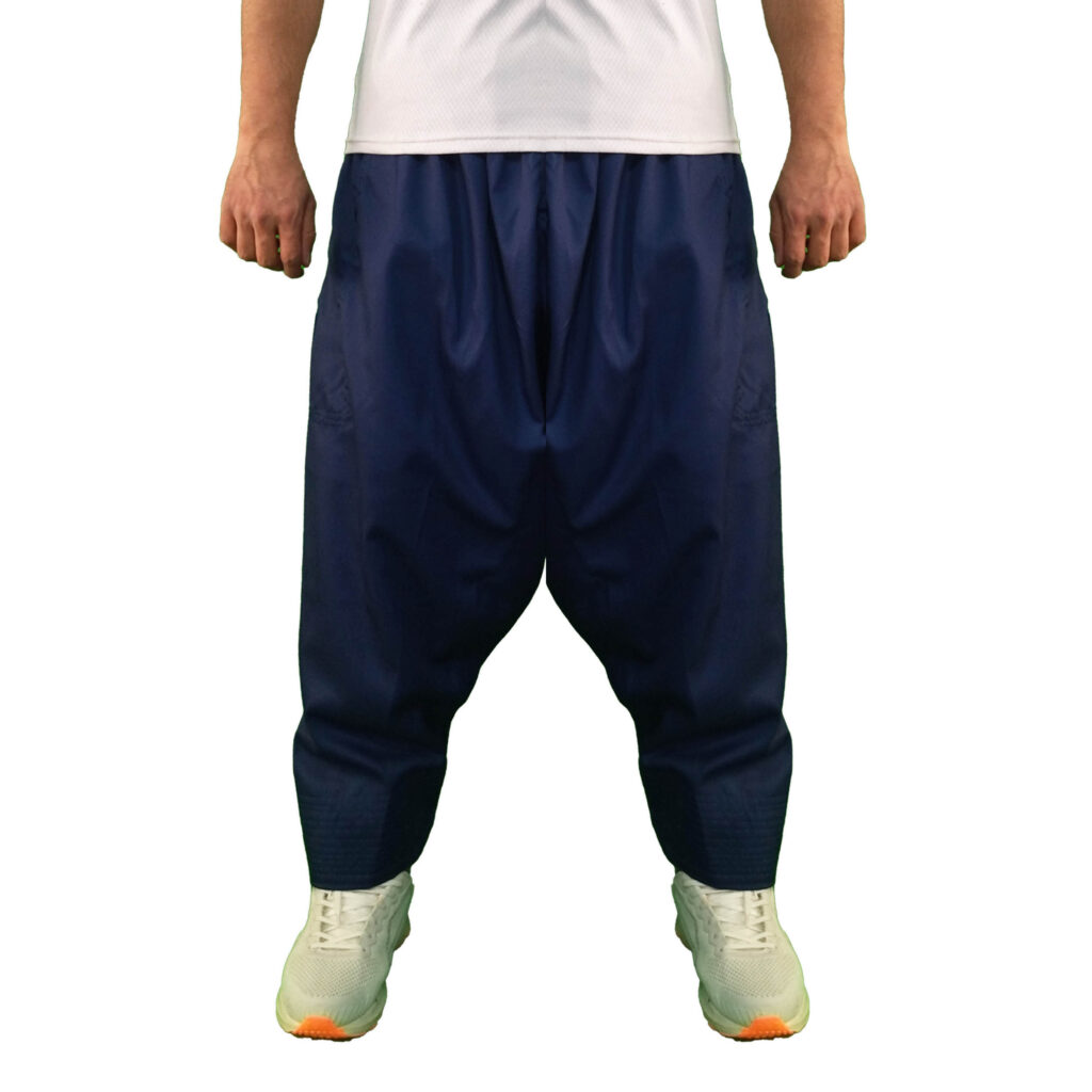 Pantalon Traditionnel Kurde – Bleu Marine Stylé Shalwar