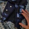 Pantalon Traditionnel Kurde – Bleu Marine Palangi Shalwar