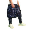 Pantalon Traditionnel Kurde – Bleu Marine Palangi Shalwar