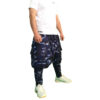 Pantalon Traditionnel Kurde – Bleu Marine Palangi Shalwar