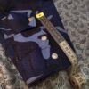 Pantalon Traditionnel Kurde – Bleu Marine Palangi Shalwar