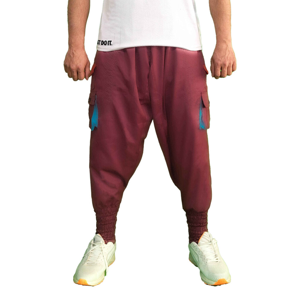 Pantalon Traditionnel Kurde – Rouge Audacieux Shalwar