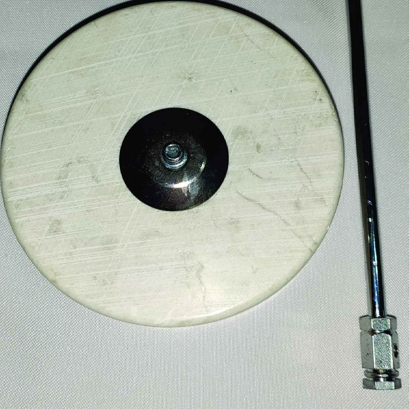 Drapeau de Table de la Tunisie avec Base en Pierre