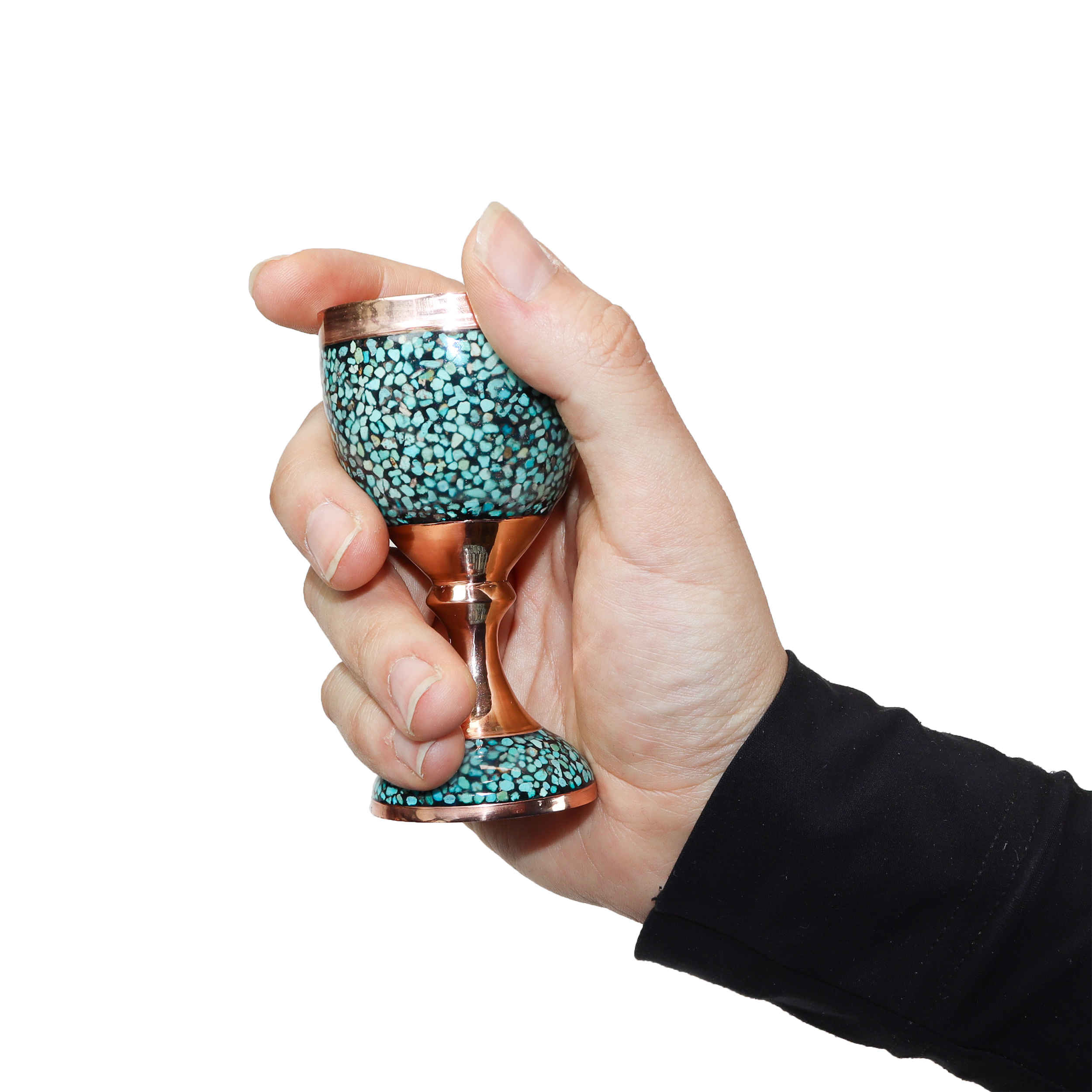 Ensemble Haft-Seen incrusté de turquoise pour décoration de table de Norouz