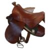 Sacoche de selle en cuir véritable western pour cheval - Fait main