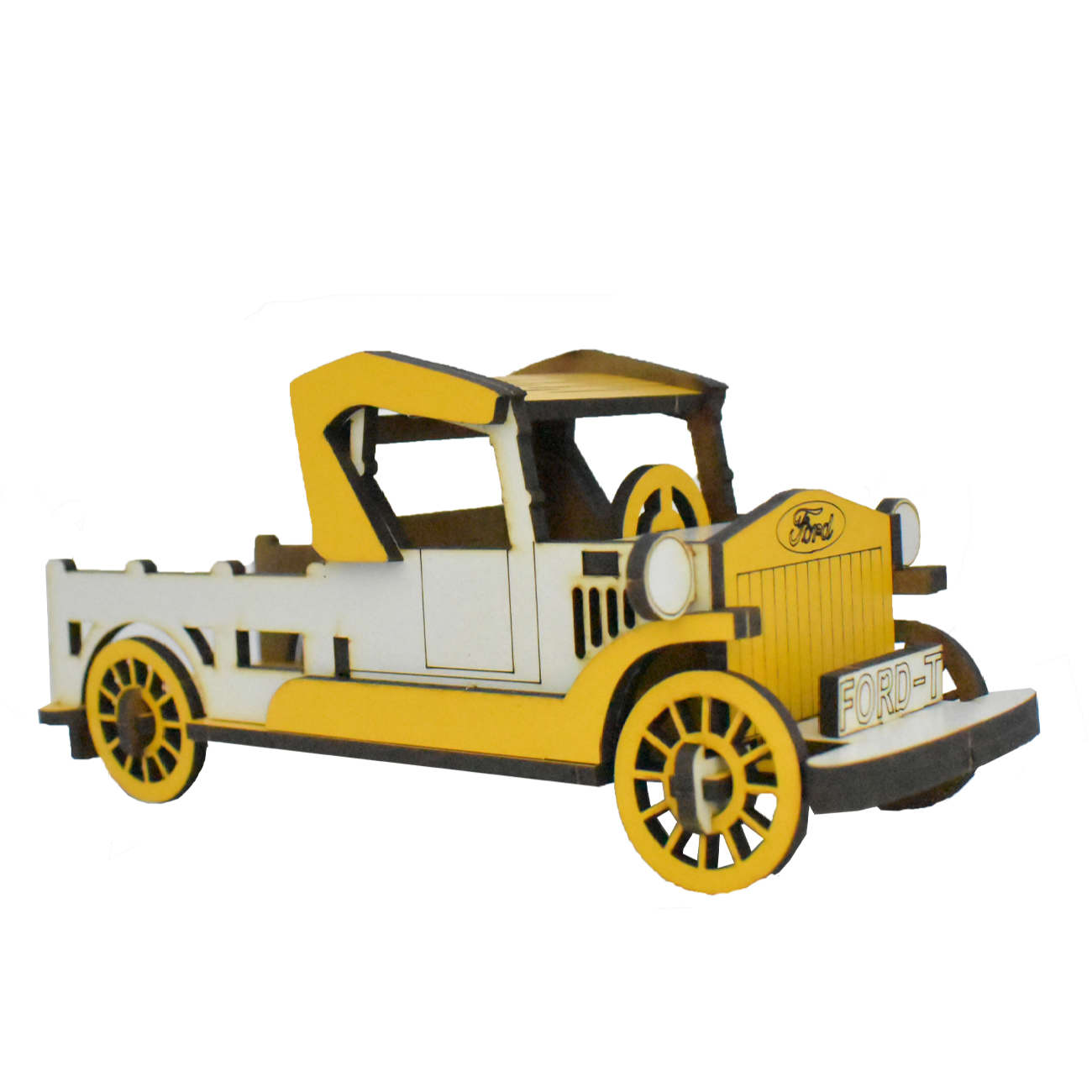 Kit de Modèle Puzzle 3D en Bois – Ford Classique