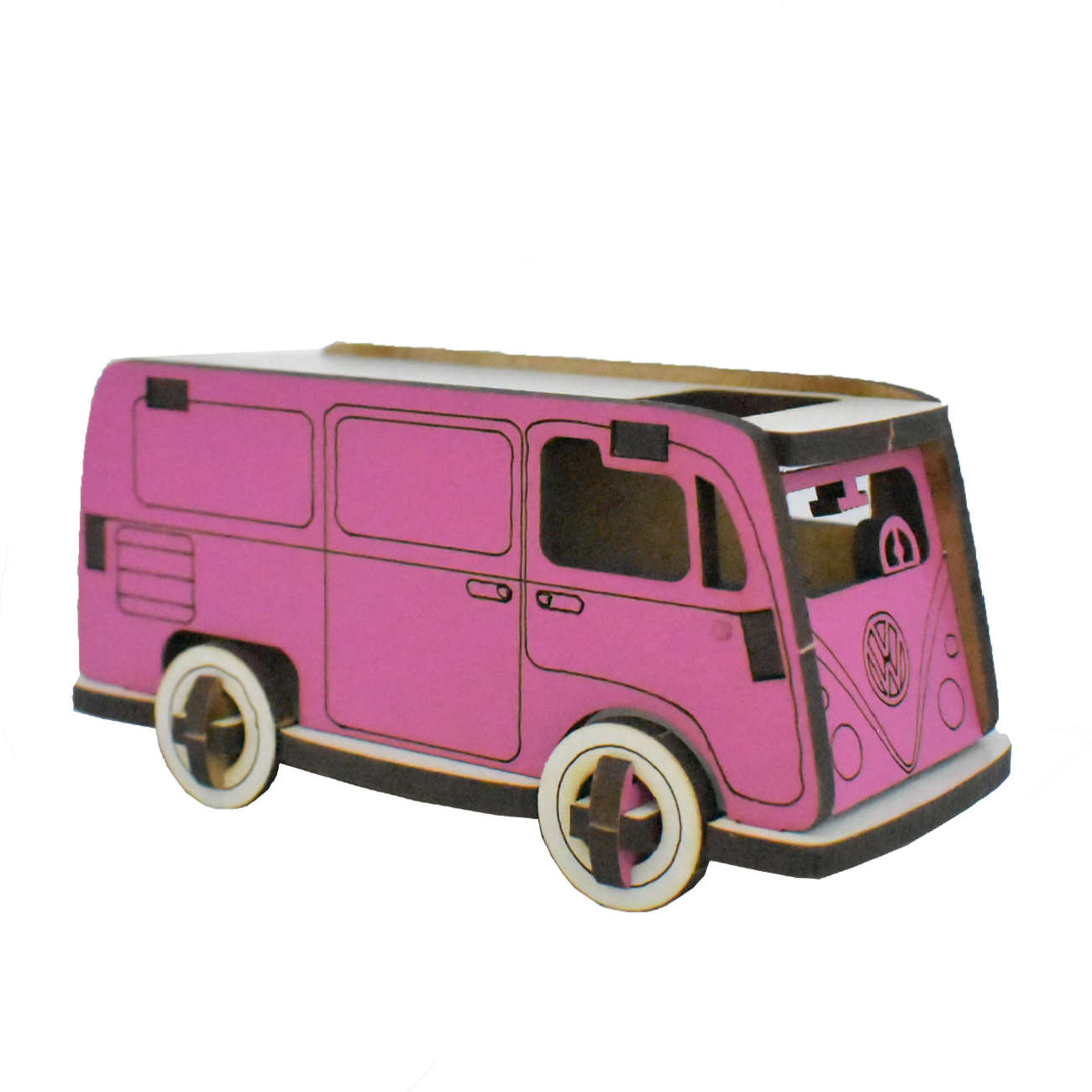 Kit de Modèle Puzzle 3D en Bois – Van