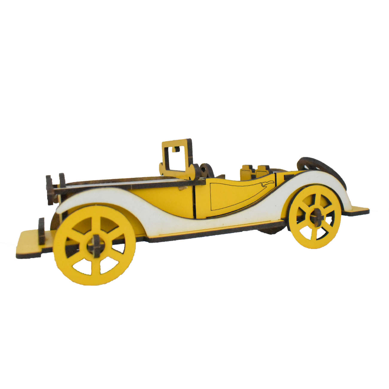 Kit de Modèle Puzzle 3D en Bois – Voiture Mercedes