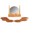 Ensemble Haft-Seen en bois pour Norouz – Motif poisson traditionnel