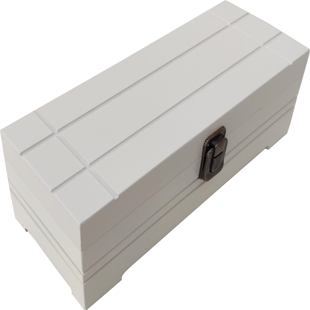 Boîte organisatrice en bois 4 compartiments pour une variété de sachets de thé