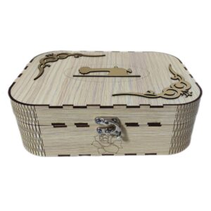 Boîte à couture en bois pour réparations rapides – Légère et portable