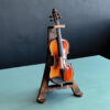 Support en Bois pour Instrument Violon Luxueux Fait Main