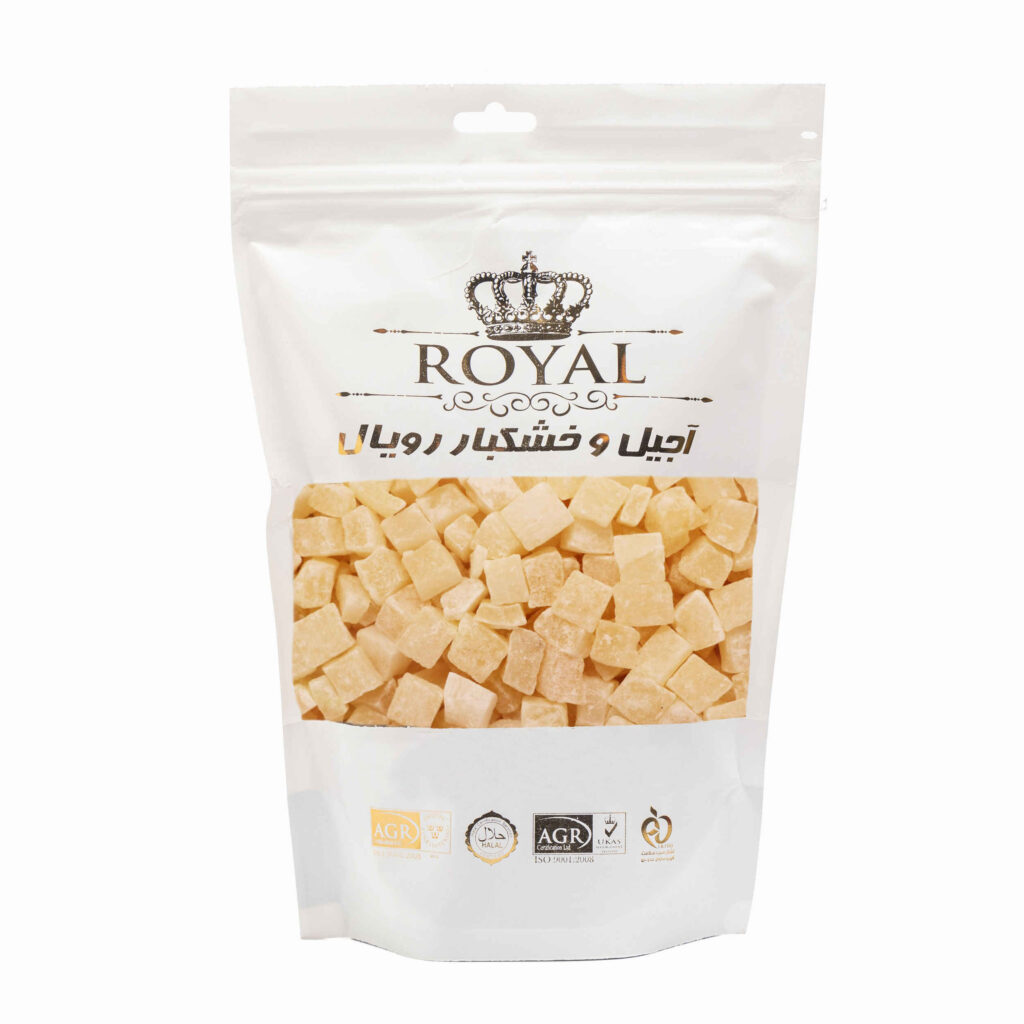 Substitut naturel – Cubes de gingembre séché – 500 g