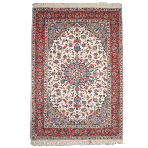 Tapis persan authentique avec laine noué à la main à Ardakan Lachak Toranj