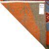 Tapis Gabbeh en laine persane véritablement tissé à la main en Shiraz floral bleu