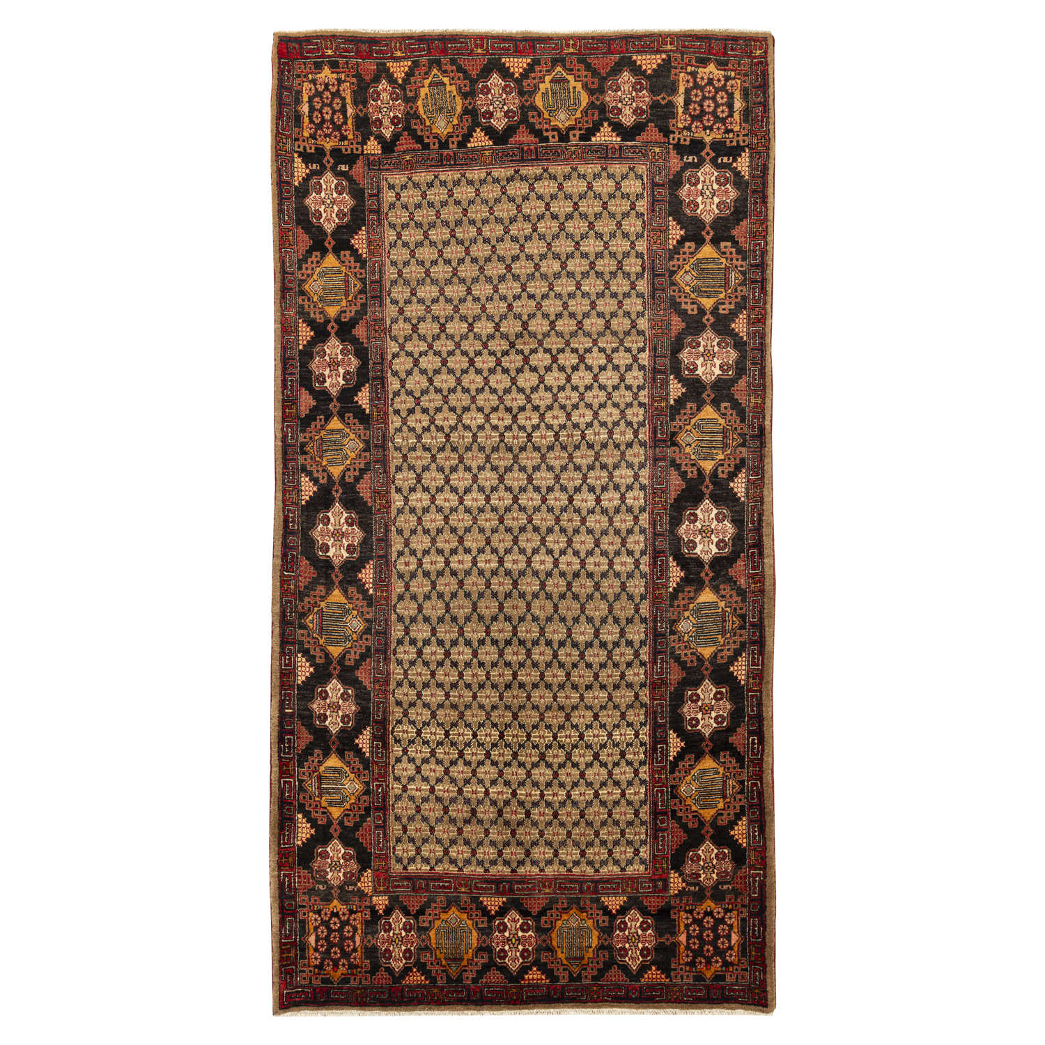 Tapis persan authentique en laine noué à la main à Kermanshah