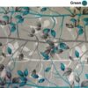 Housse de matelas en coton – Ajustée, respirante, motif feuilles avec fermeture éclair, 195x90 cm