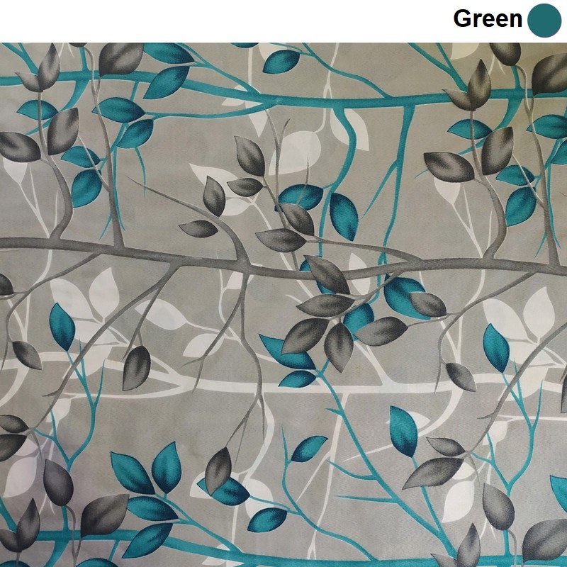 Housse de matelas en coton – Ajustée, respirante, motif feuilles avec fermeture éclair, 195×90 cm