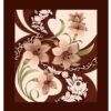 Couverture Golbaft Persane pour Lit Simple Motif Floral Barjesteh