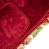 Couverture Golbaft Persane pour Lit Simple Motif Floral Rouge Design