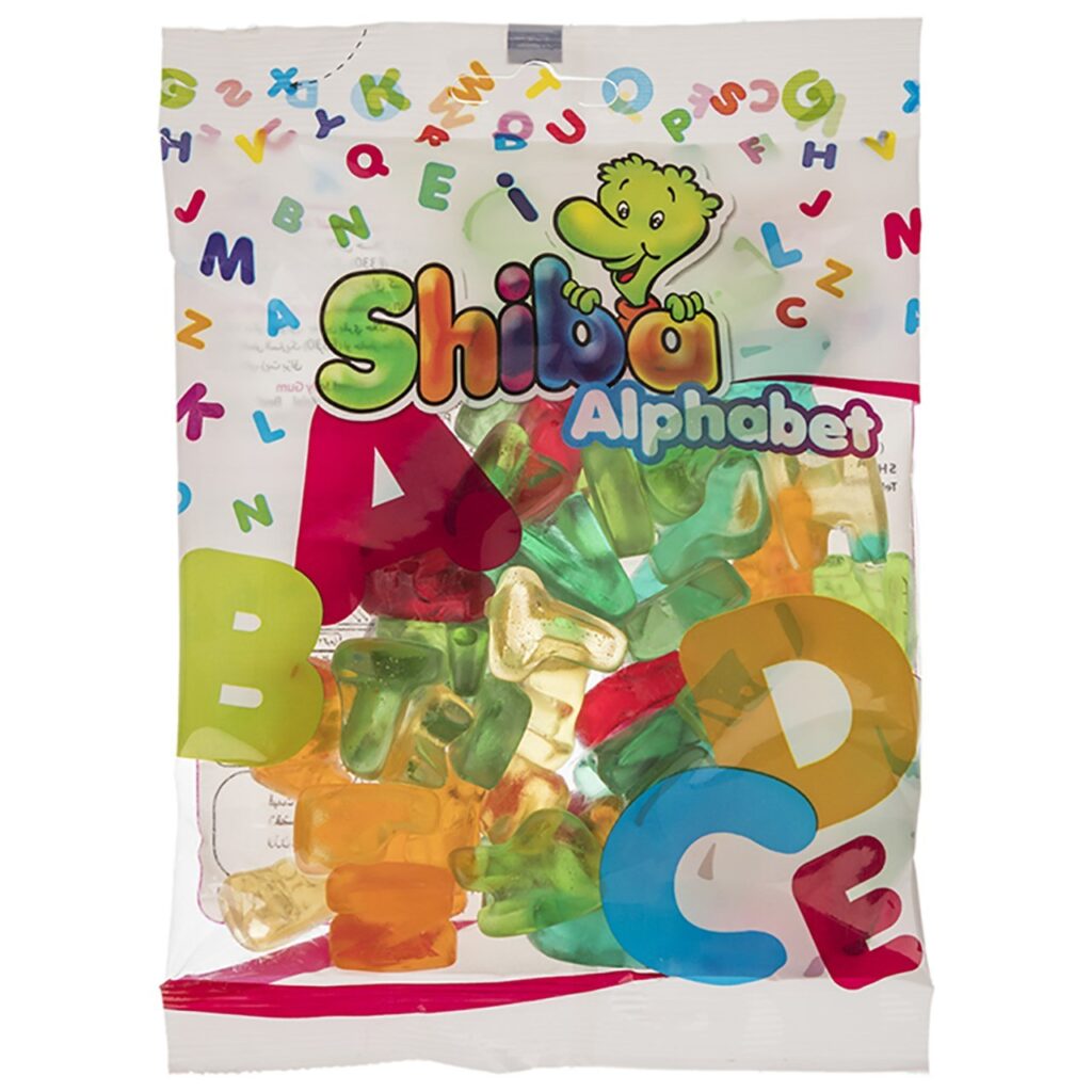 Bonbons gélifiés halal - Jelly alphabet - Shiba (160g, x15)