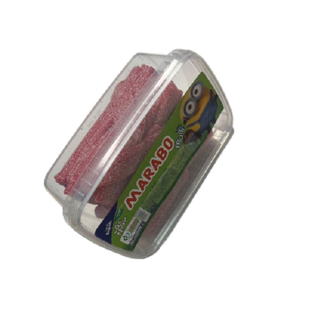 Bonbons gélifiés halal – Bâtonnets de fraise – Marabo (900g)