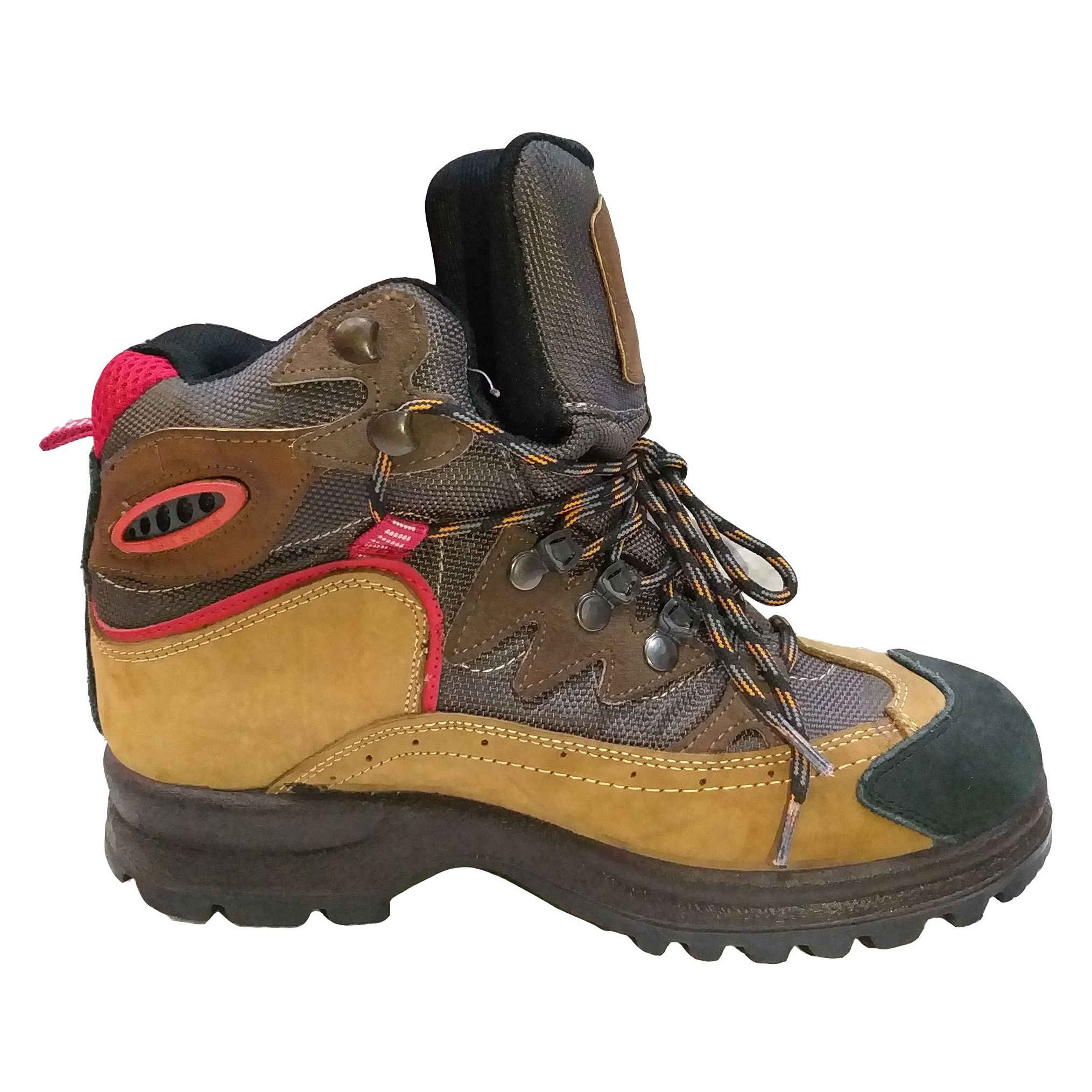 Bottes de randonnée pour hommes avec extérieur en cuir nubuck