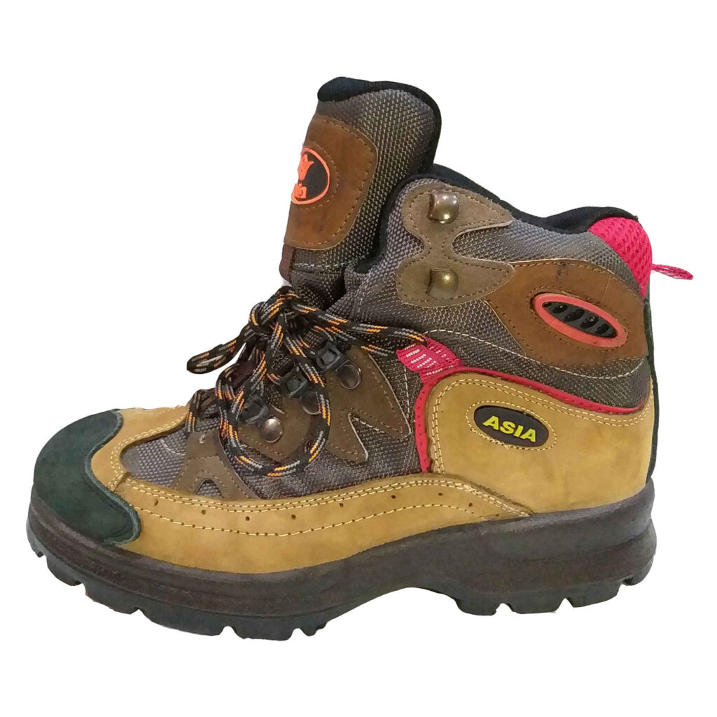 Bottes de randonnée pour hommes avec extérieur en cuir nubuck