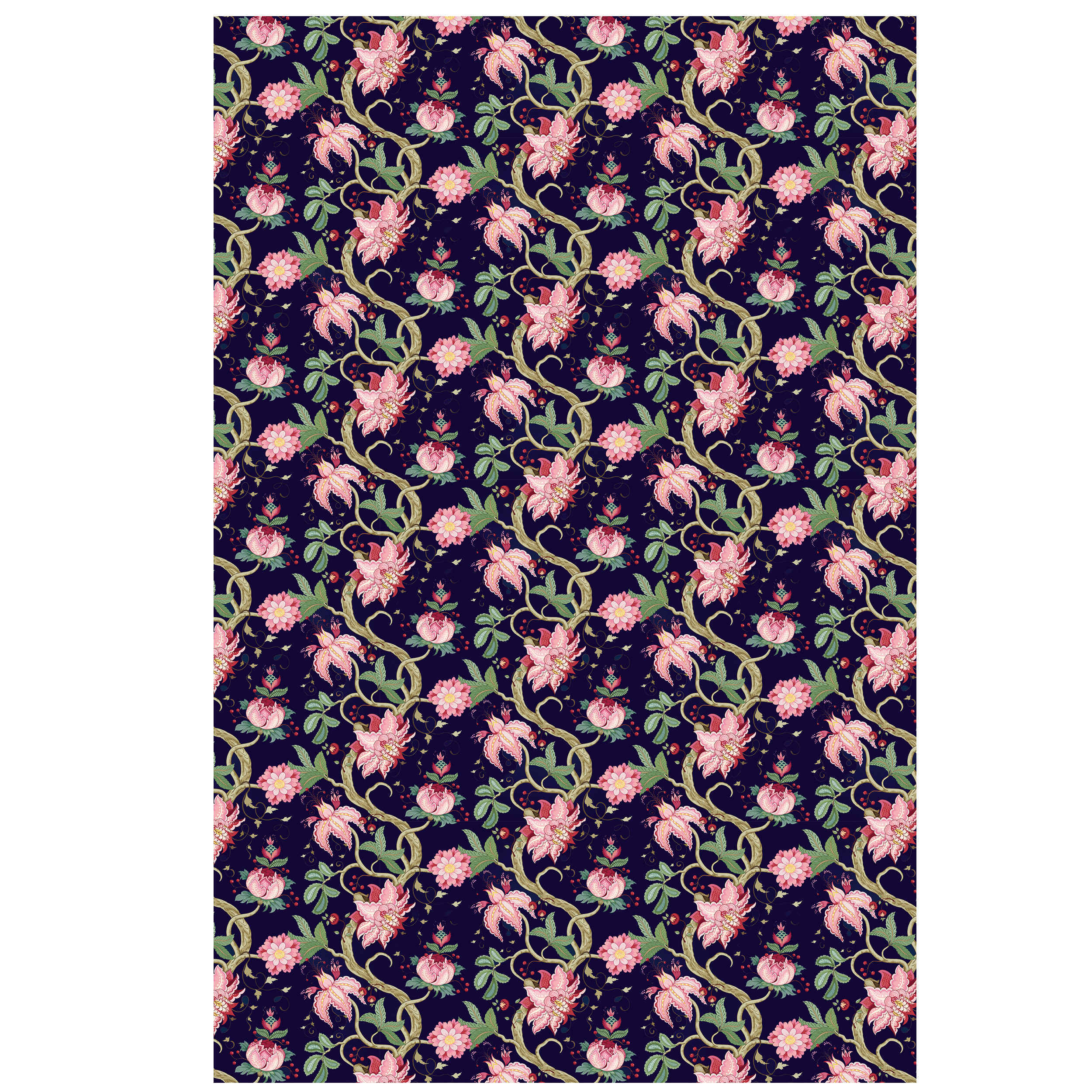 Tapis de prière islamique Sajadah pour Musulmans avec bordure florale