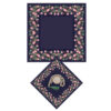 Tapis de prière islamique Sajadah pour Musulmans avec bordure florale