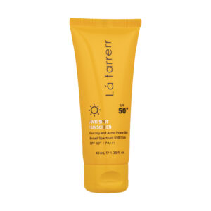La Farrerr Écran Solaire Anti-Taches Incolore SPF50 pour Peaux Grasses 40 ml