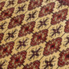 Tapis persan avec laine noué à la main authentique à Golestan Torkaman rouge